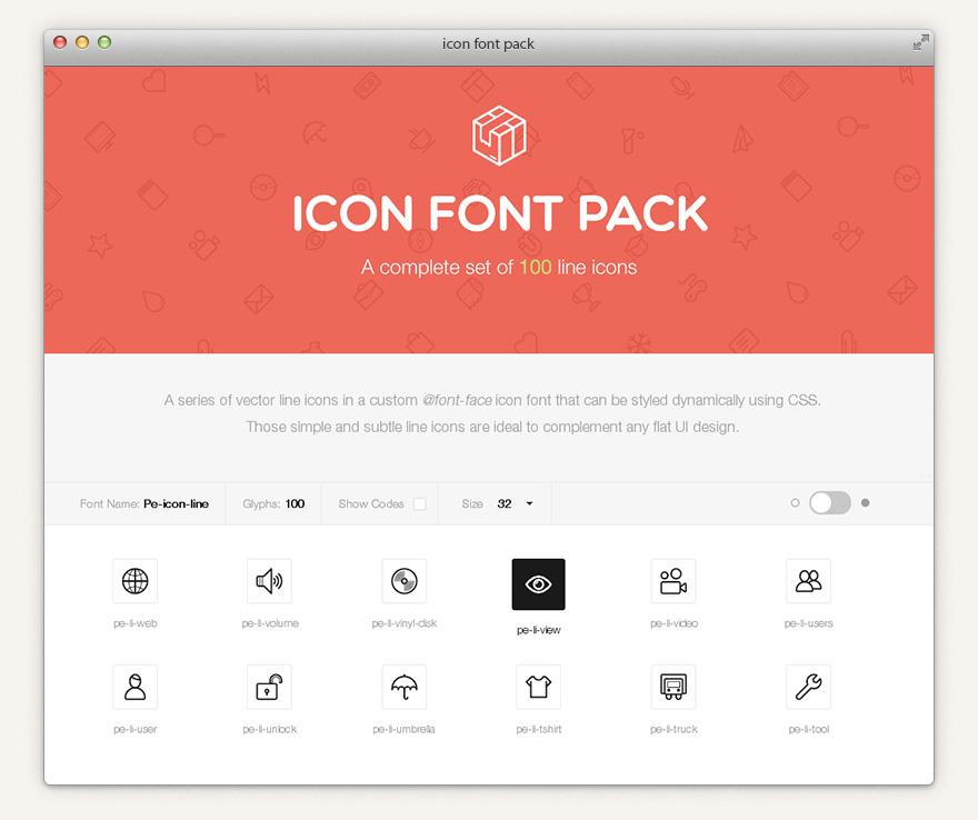 Font Face Icons