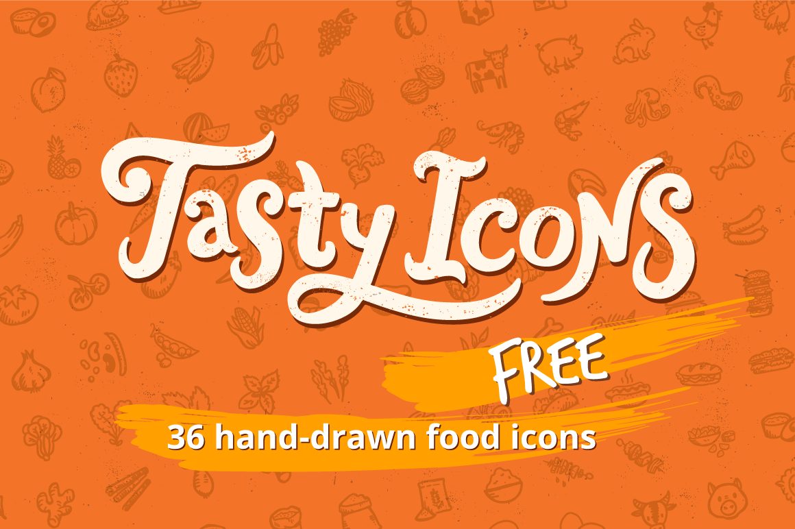 Food Hand Drawn Icons Food Hand Drawn Icons