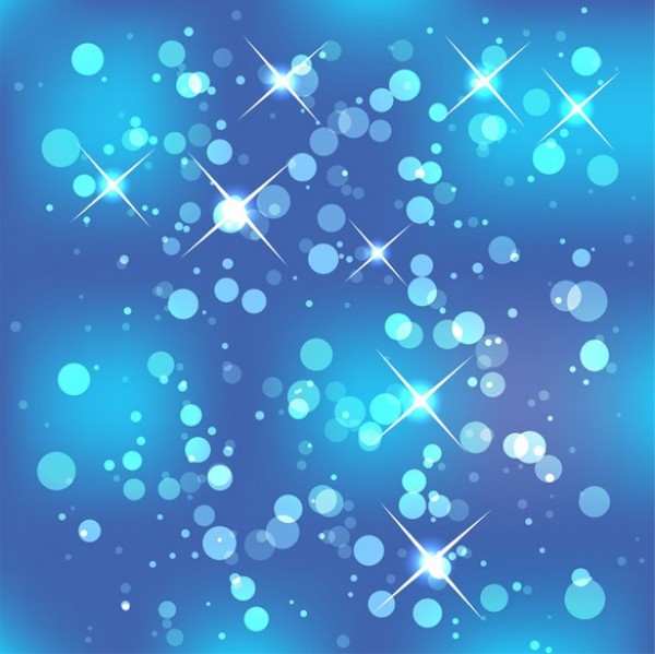 Free Blue Sparkling Background