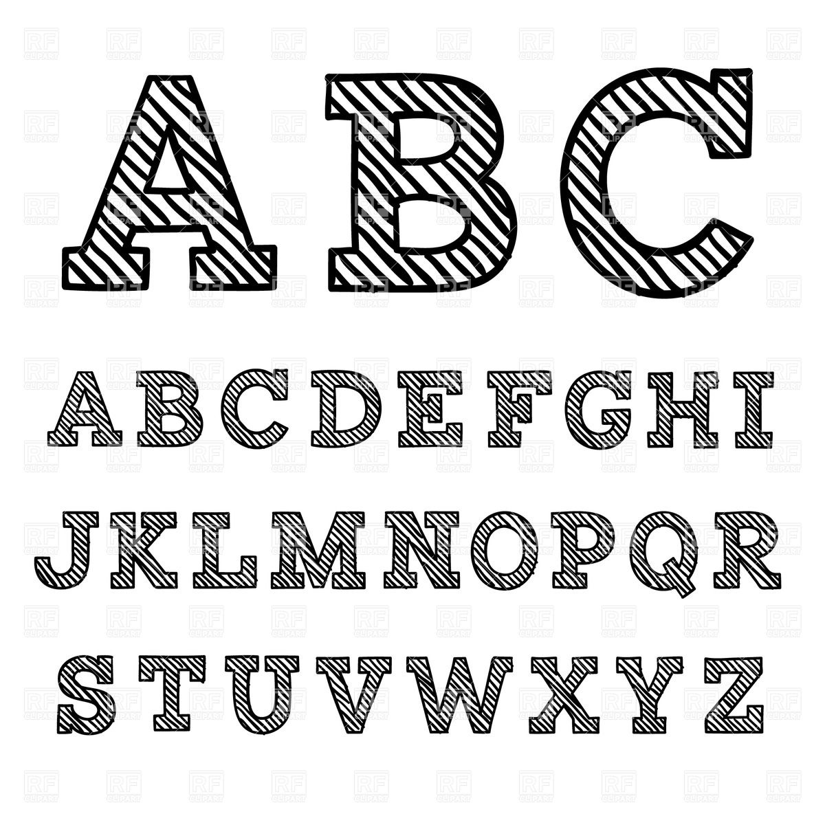 Free Clip Art Letter Fonts