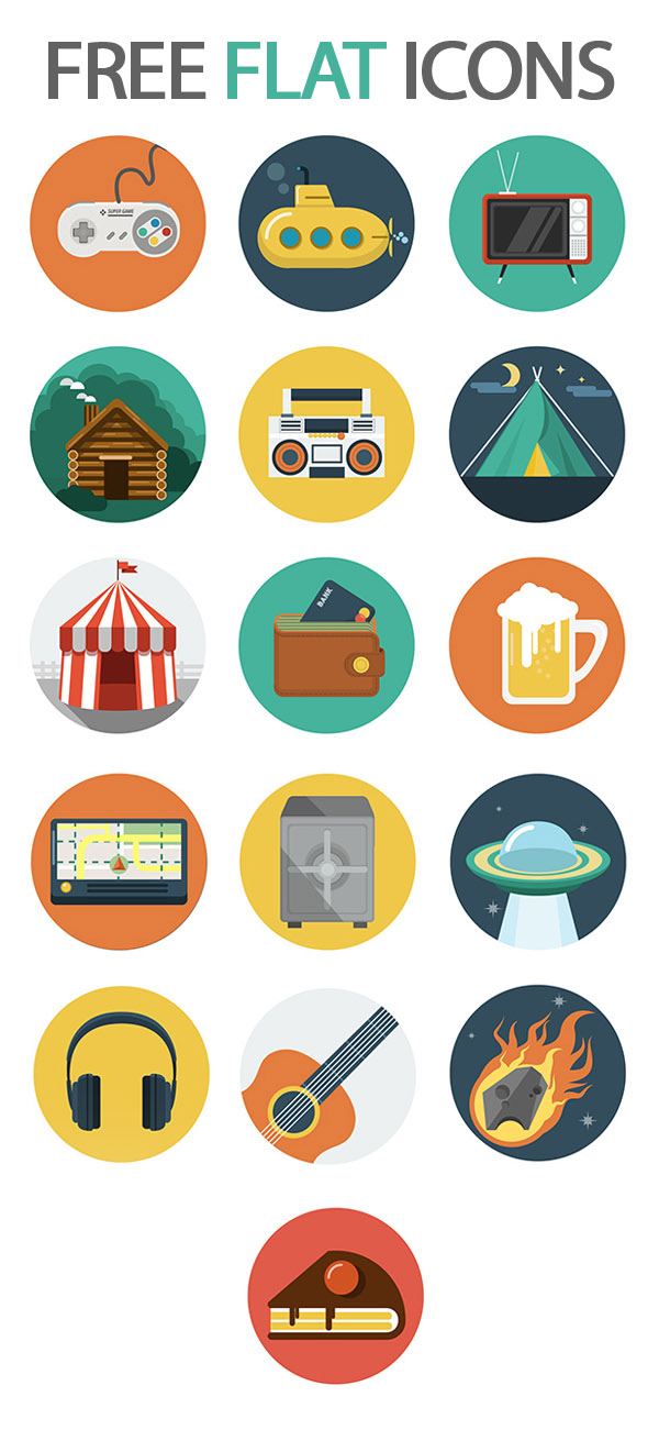 Free Flat Icon Set