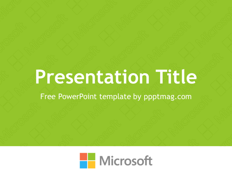 Free Microsoft PowerPoint Templates