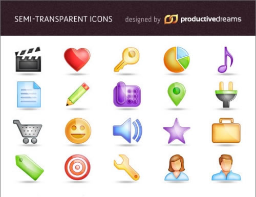 Free Transparent Web Icon Set