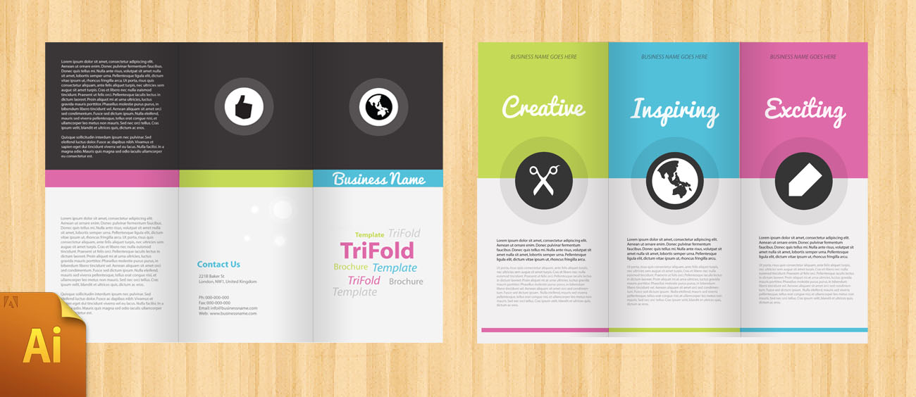 Free tri fold pamphlet template
