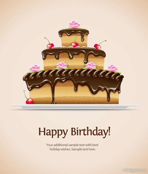 Free Vector Birthday Card