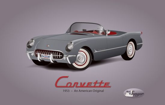 Free Vector Corvette Clip Art