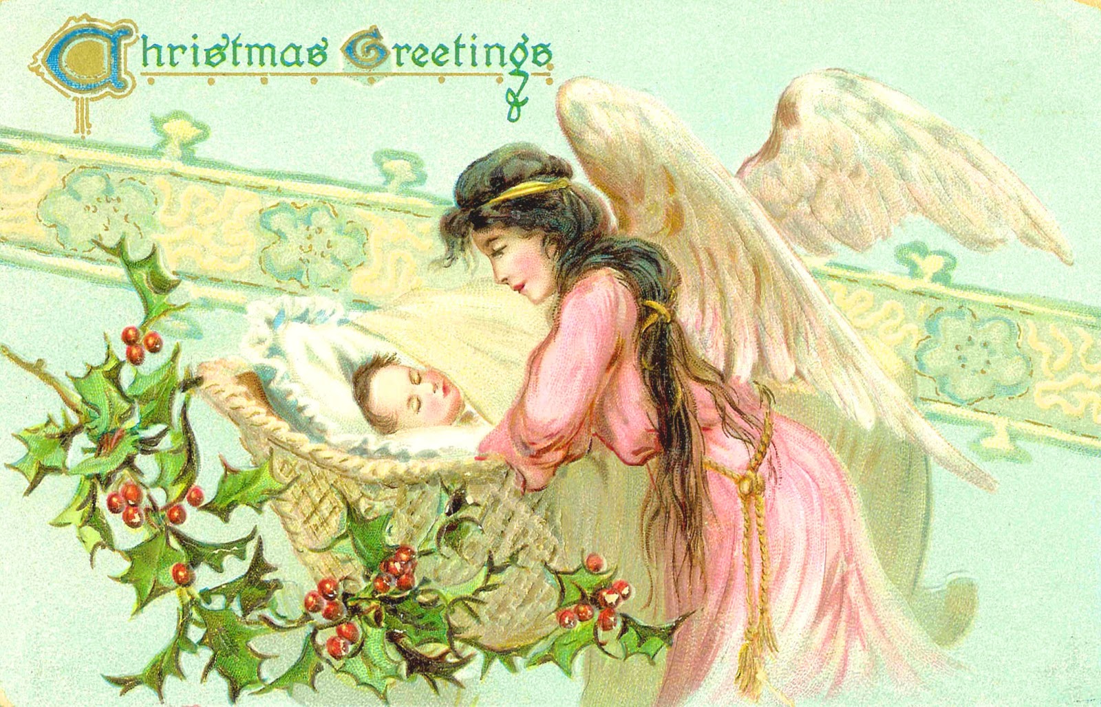 Free Vintage Christmas Angels