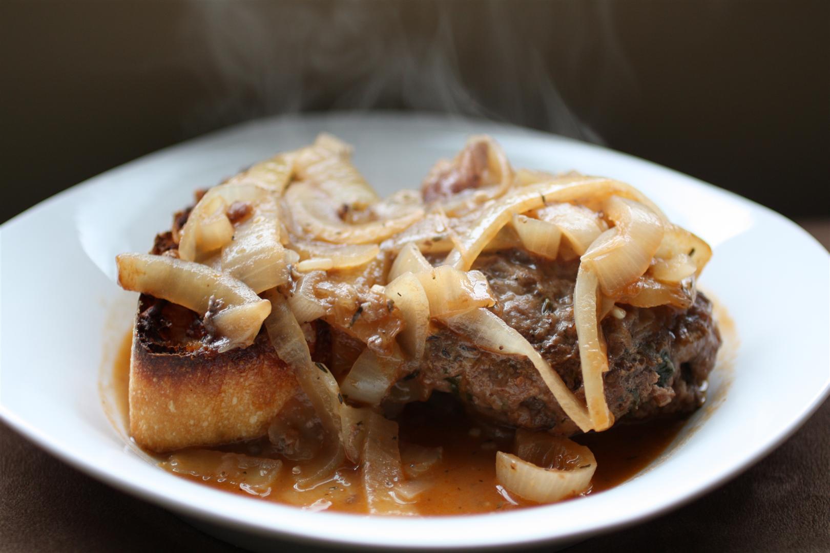 French Onion Salisbury Steak