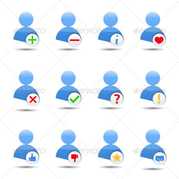 Friend Request Facebook Icon Vector