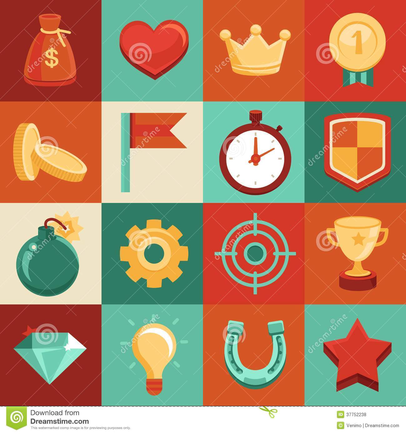 Game Elements Vector