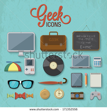 Geek Vector Illustrations