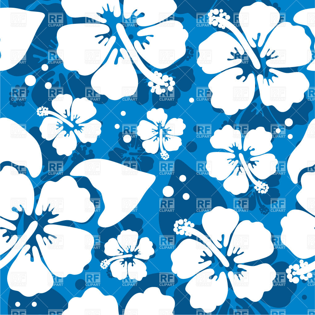 Hawaiian Flowers Pattern