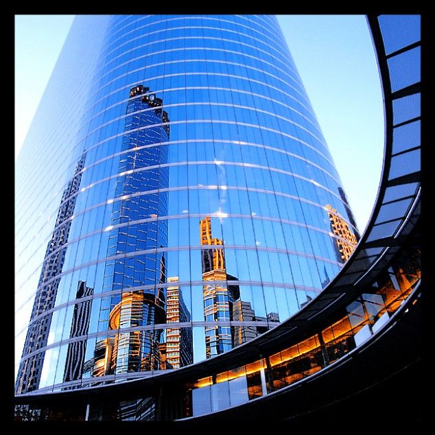 Houston Skyline Reflection Houston Skyline Reflection