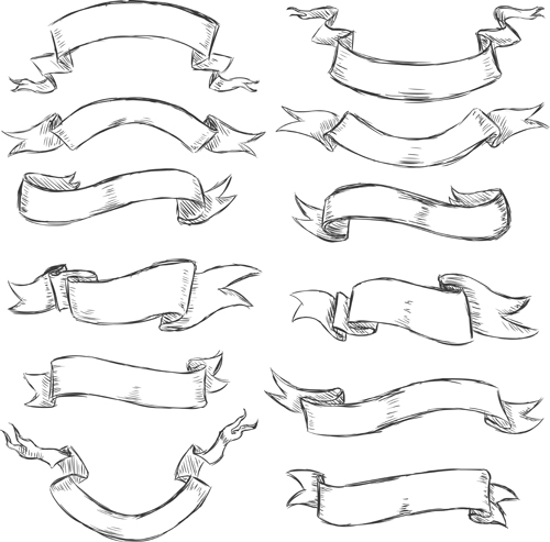 How to Draw Ribbons Banner How to Draw Ribbons Banner
