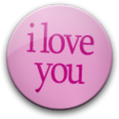 I Love You Badge