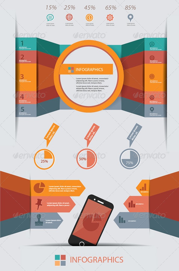 Infographic Template PSD