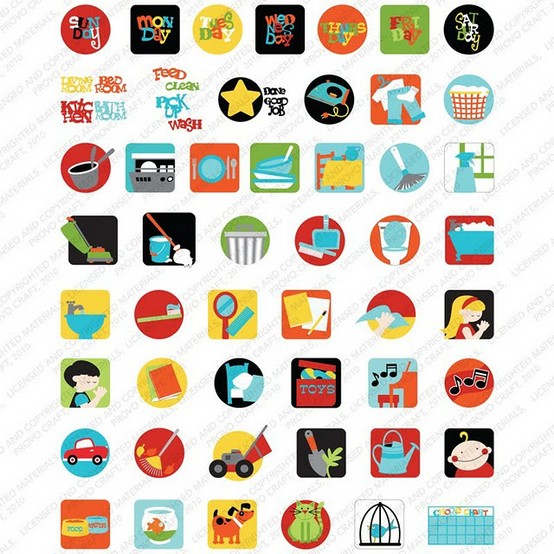 Kids Chore Chart Clip Art Kids Chore Chart Clip Art