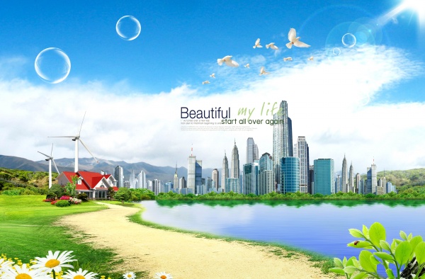 Landscapes Photoshop PSD Files