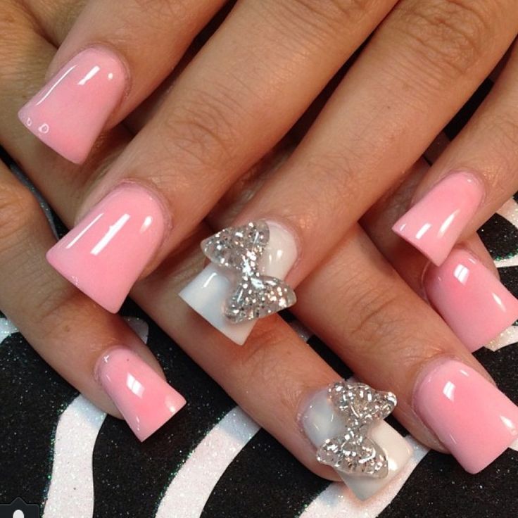 Light Pink Acrylic Nails