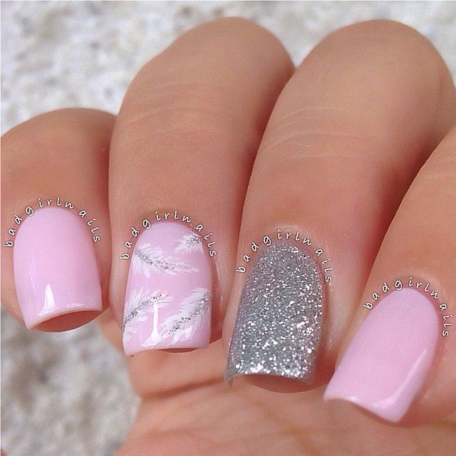 13 Light-Pink Nail Designs Images