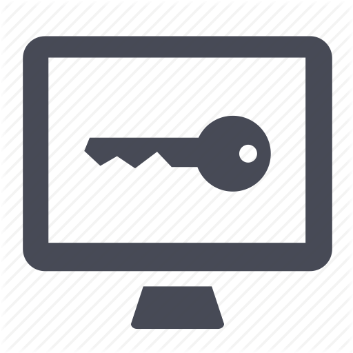 Lock Computer Screen Icon Lock Computer Screen Icon