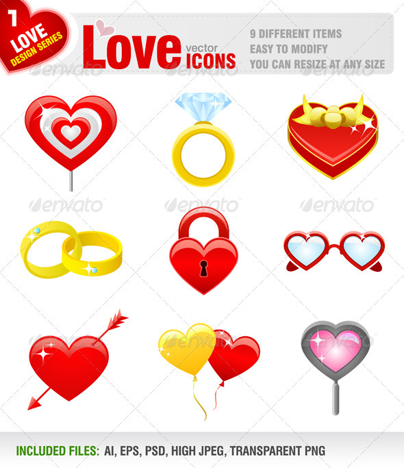Love Vector Icons