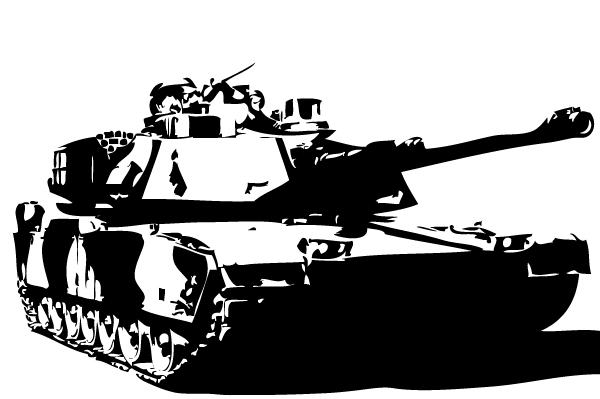 M1 Abrams Tank Vector