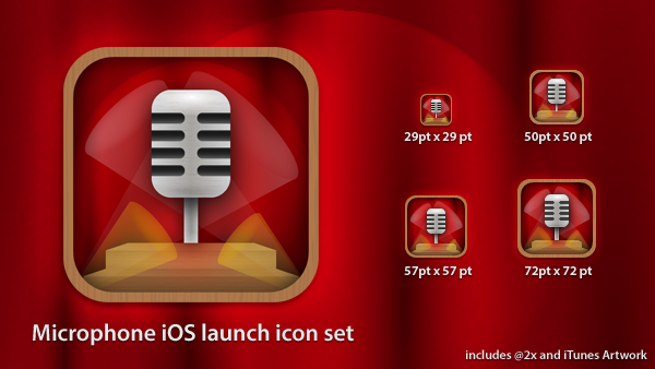 9 Mic Icon IOS Images