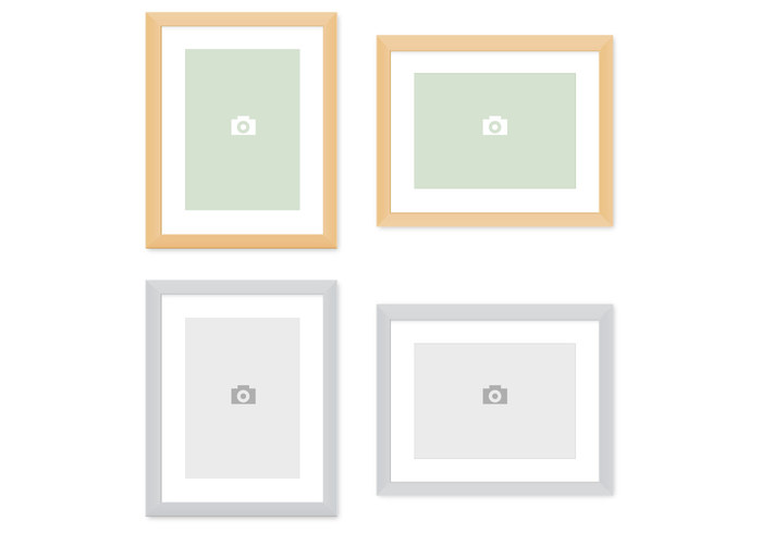 Modern Picture Frame Vector Free