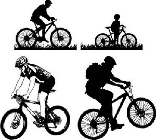 Mountain Bike Vector Art