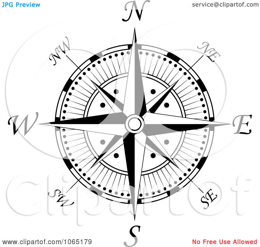 Nautical Compass Vector