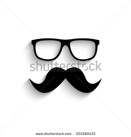 Nerd Glasses Vector