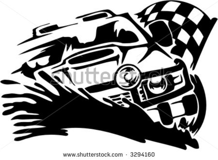 Off-Road Racing Race Car Vector Logo Free