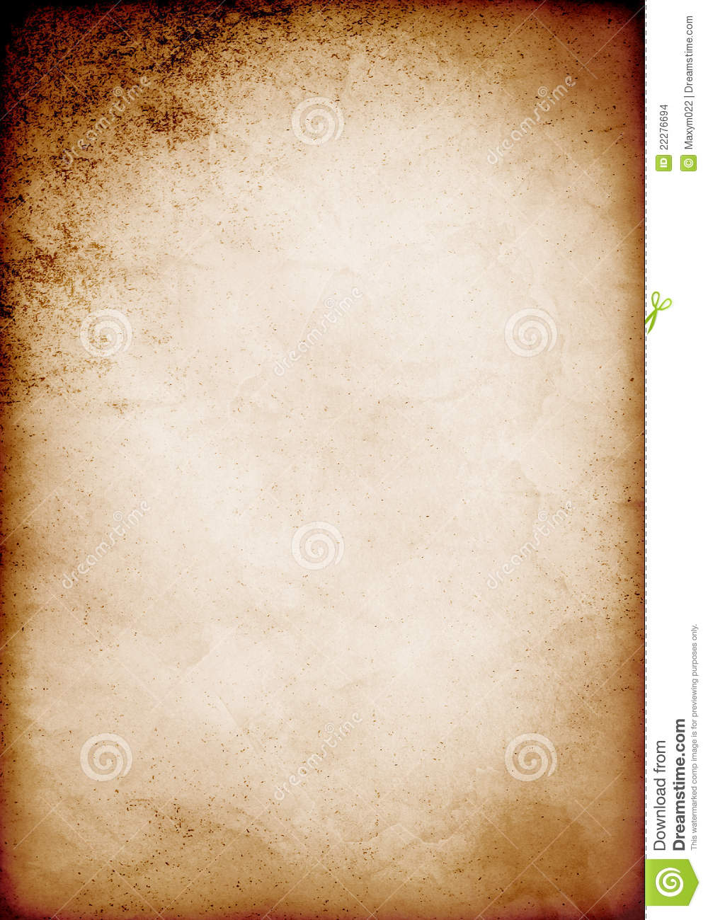 Old Scroll Paper Template