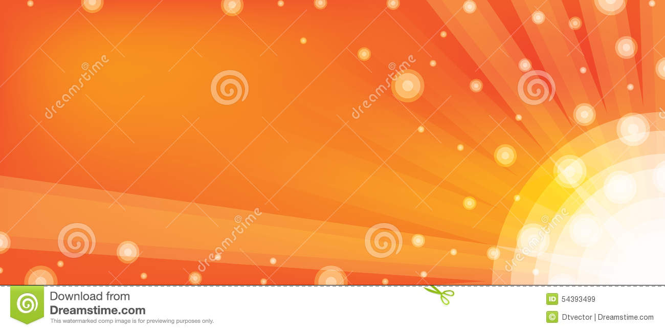 Orange Banner Graphic