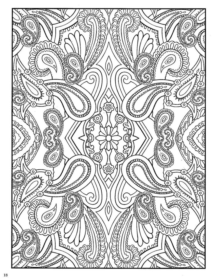 17 Paisley Designs To Color Images