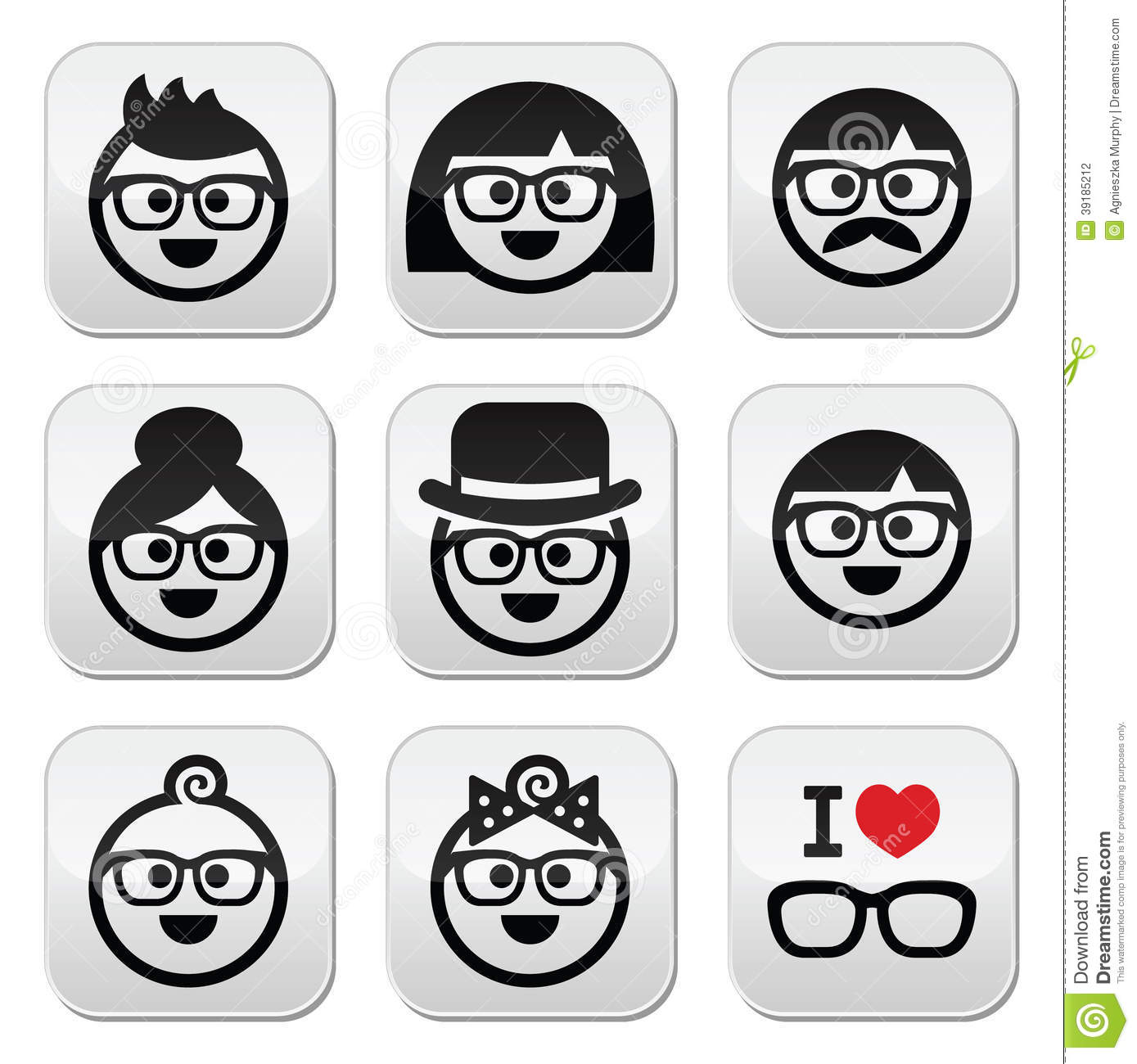 Person Wearing Glasses Icon