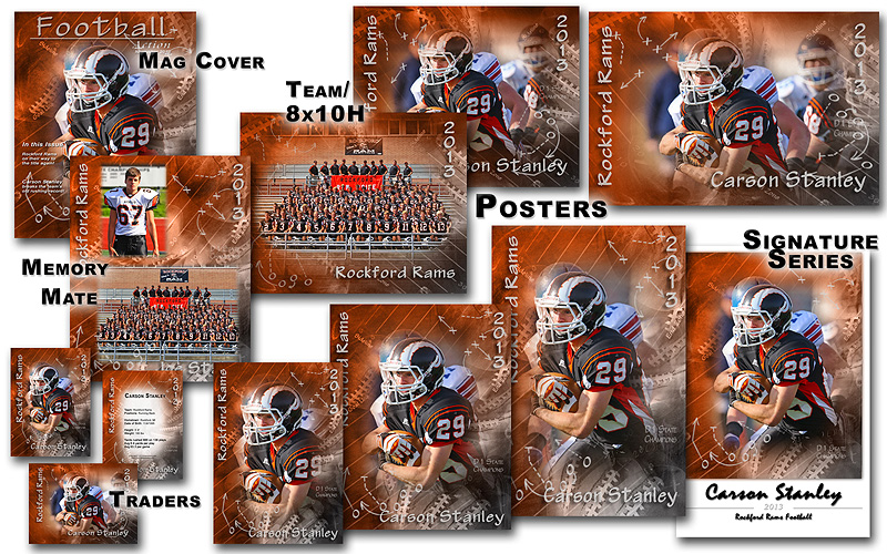 Photoshop Sports Collage Templates