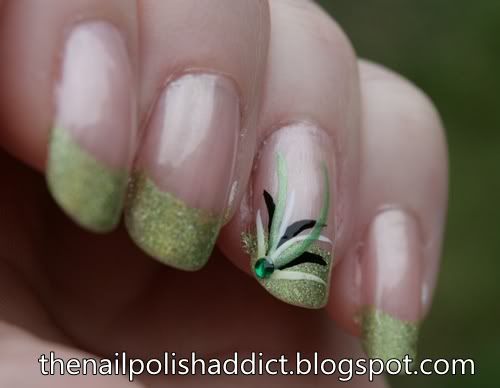 Pink and Green Nail Designs