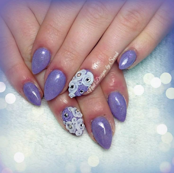 Pointed Gel Nails Pointed Gel Nails