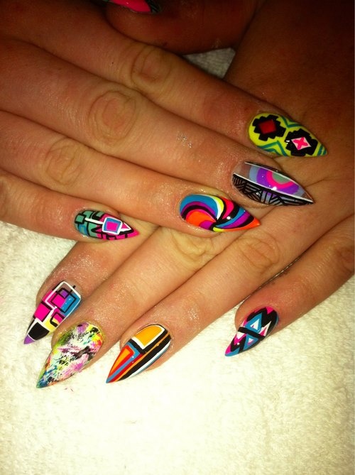 Pointed Nail Designs Tumblr