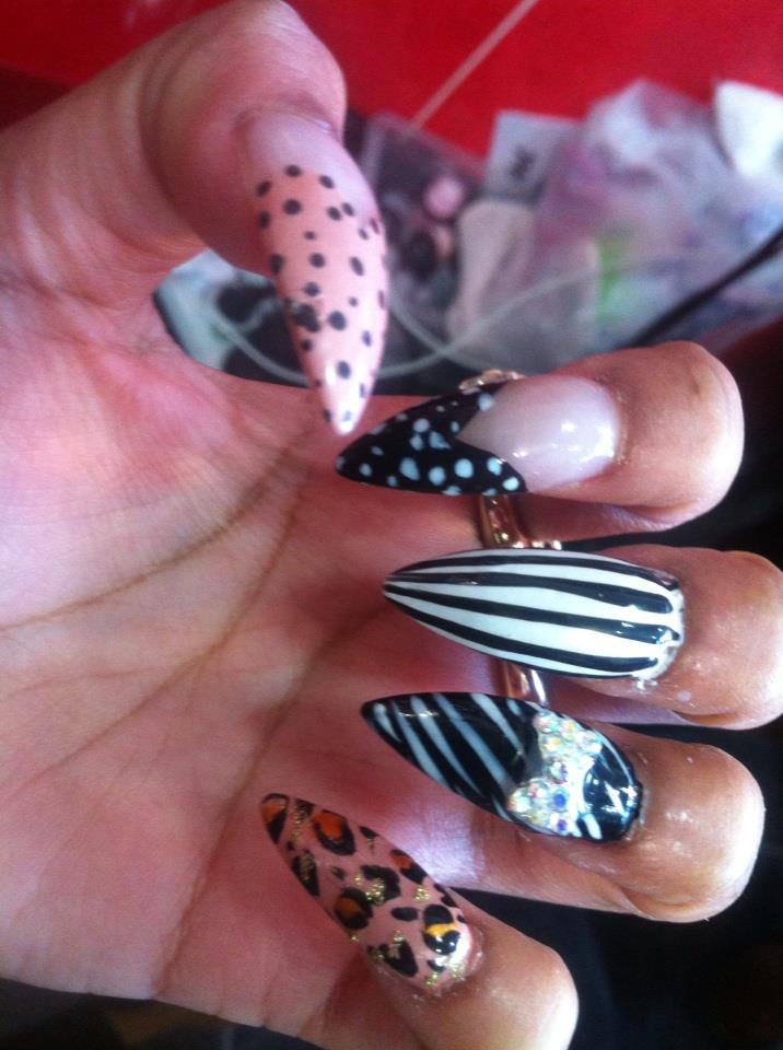 Pointy Nail Designs