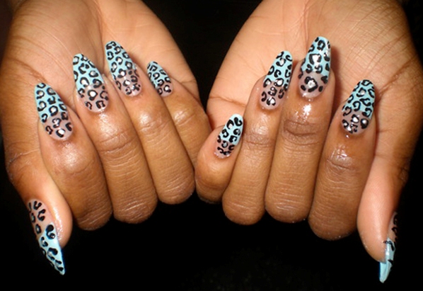 Pointy Round Nail Designs