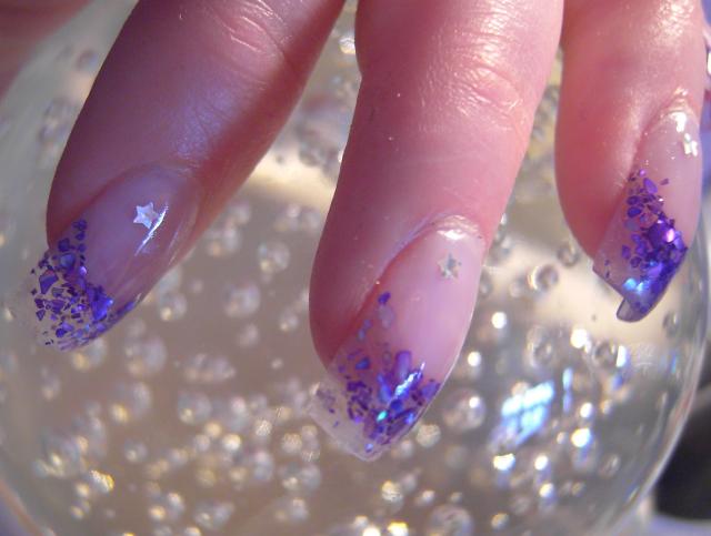 Purple Nail Tip Art Designs Purple Nail Tip Art Designs