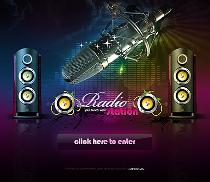 Radio Station Website Template Radio Station Website Template