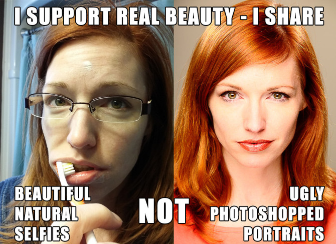 Real vs Fake Photoshop