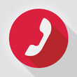 Red End Call Phone Icon Photo