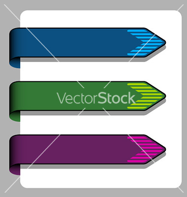 Ribbon Arrow Vector