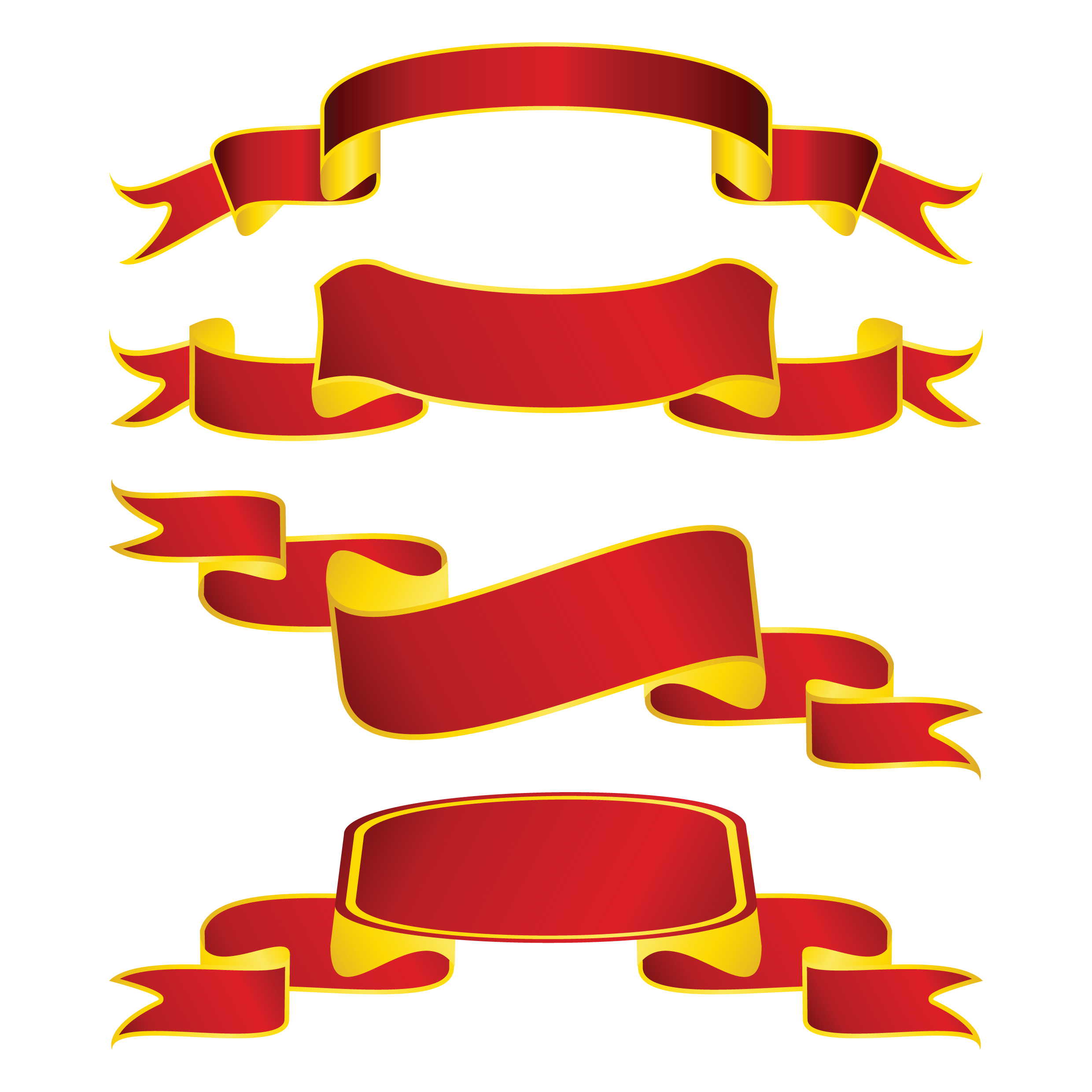 Ribbon Banner Vector Free Ribbon Banner Vector Free