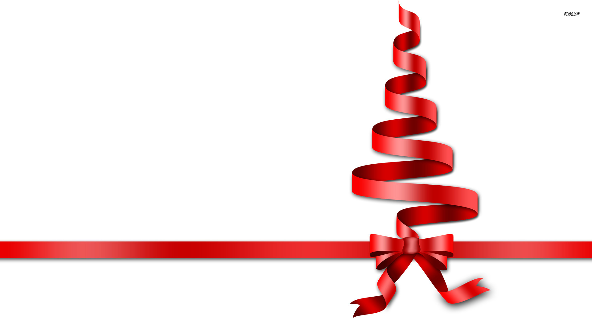Ribbon Christmas Tree Clip Art